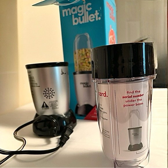 Magic Bullet Silver 3 Piece Personal Blender  MBR-0301 - Picture 1 of 8